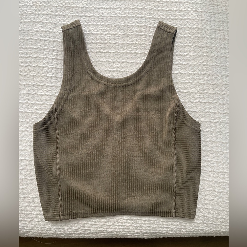 Lululemon Ribbed Softstreme Cropped Tank Top